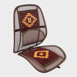 차량용 굿 구슬 자동차 등받이 시트(진브라운)