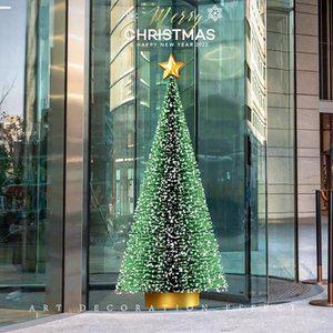 국내배송  크리스마스 정전기 트리 스티커 L 60x156cm/라지 인테리어 유리창문 무접착 시트지 테코