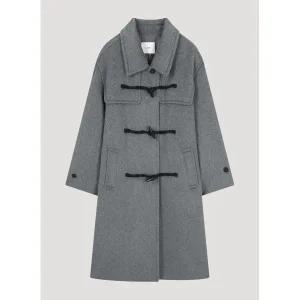 [롯데백화점]리스트 울 혼방 토글 단추 롱 코트(TWHCTO82180)