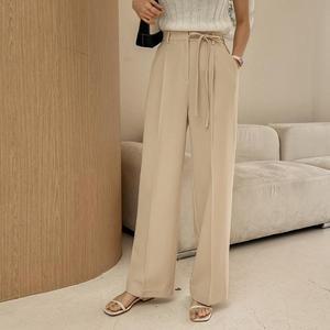 [시크릿라벨] [MD추천/뒷밴딩] 리본 스트랩 슬랙스