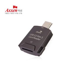 액센 CRD30 C타입 마이크로SD 카드리더기 USB 3.2 Gen 1