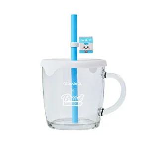 글라스락X브레드이발소 스트로우캡 머그 (윌크)