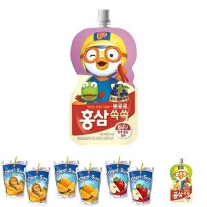 뽀로로 홍삼쏙쏙 포도 100mlx20개/음료수/음료/주스/쥬스/팩/아동/어린이/단체/급식/도시락/WNTM/WBTM