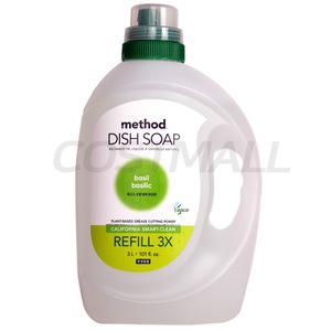 메소드 주방세제 3L 매소드 바질향 비건 과일 채소 세척제 코스트코