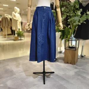 [대구백화점] [파파야]앞단추밴딩청스커트(PNPRSK0051A)