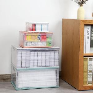 [BZHJ24L4_51]투명 의류 보관함 이불 아크릴 정리함