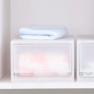 natural 서랍 박스 수납 정리함 반투명 27cm 2호 1개 플라스틱 서랍장 펜트리 수납함 책상정리