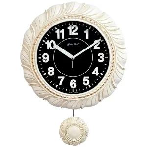 PM7083 야광 민들레 무소음 추 벽시계 아이보리 국산