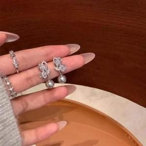 귀걸이 실리콘귀걸이 스 귀찌 꽃귀걸이 URS910167 (3fs8I)