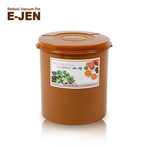 이젠 황토 진공항아리 원형 32L/밀폐용기/김치독/장독/절임기