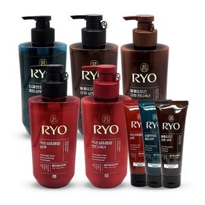 려 함빛 극손상 흑운 볼륨 모근강화 청아 쿨링 샴푸 컨디셔너 480ml