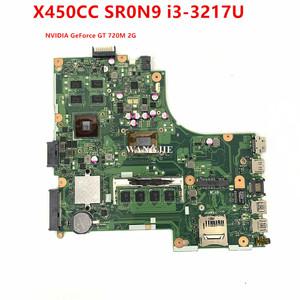 노트북 메인보드 ASUS X450CC X450VC X450CA Y481L W40CX450CC W/ SR0N9 i3-3217U2GB/4GB RAM rev2.2