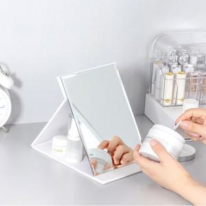 로모주 슬림 접이식 거울 메이크업 화장 각도조절 화장대 탁상 거울 KN-10009