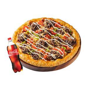 [피자마루] 스테이크불갈비 피자 + 콜라 1.25L