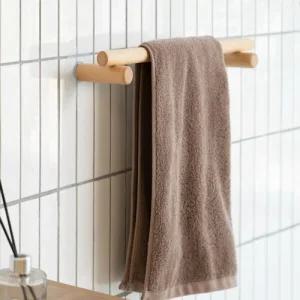 도모 원목 수건걸이나무수건걸이 욕실행거 화장실행거 타월걸이 타올걸이