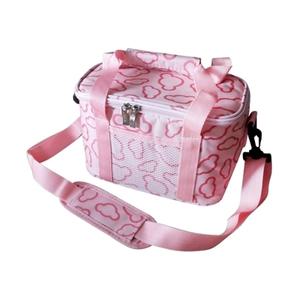 KP 고급 핑크 쿨러백(5L) 보온보냉 피크닉 도시락 쿨러가방 파우치가방