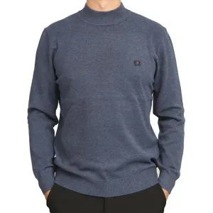 THTD1001 겨울 남성 울 혼방 반목 폴라 니트 터틀넥