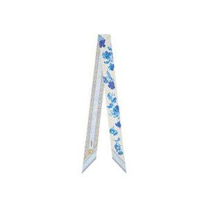 [버버리]버버리 모노그램 플로럴 실크 스키니 스카프 80322541