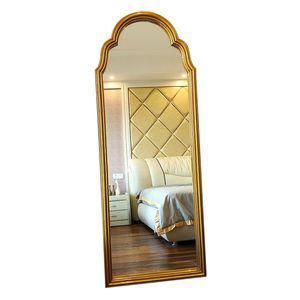 빈티지 전신 거울 엔틱 프레임 피팅 벽걸이 럭셔리 인테리어 대형 옷가게 카페 금장