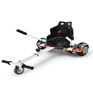 직선 4륜 투휠 두발 보드 좌석 나인봇 드리프트 호버카트 백색 호버보드 핸들 개조
