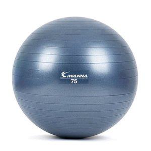 [아이워너]S 아이워너 안티버스트짐볼 파스텔75 짐볼 블루 인디고 스트레칭 필라테스 자세교정