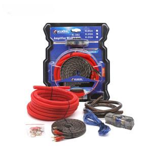 자동차 오디오 서브 우퍼 케이블 퓨즈 와이어링 거치대 와이어 구리 클래드 알루미늄 앰프 업그레이드 2GA 60 AMP