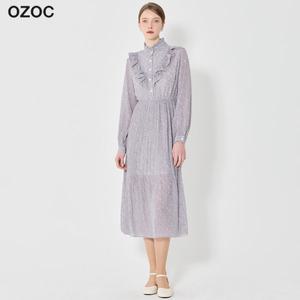 [오조크] 잔꽃 프릴 원피스