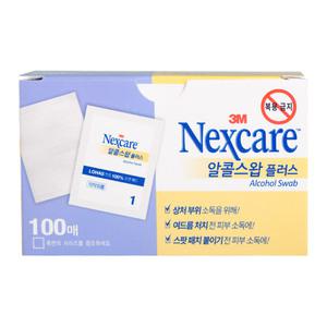 3M 넥스케어 알콜스왑 플러스 100매 알콜솜