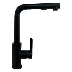 코시나 무광 통스텐 ㄱ자형 싱크대 수전 주방 원홀 블랙