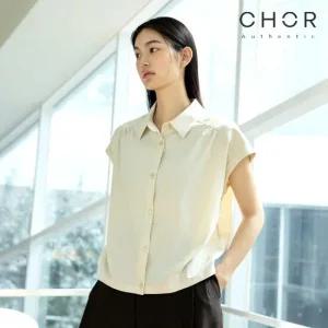 코어 어센틱 린넨 슬리브리스 셔츠 2종