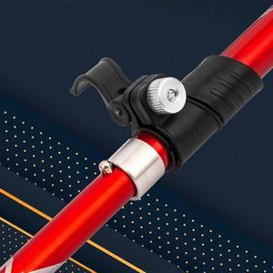 [RGMP8P4R]등산지팡이 접이식 등산 경량 듀랄루민 레드