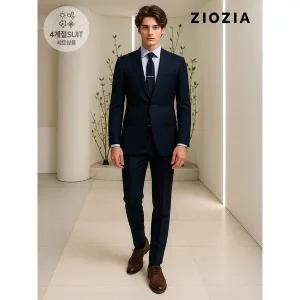 [지오지아]네이비 트윌조직 사계절 정장세트 (ABD5SB1201_ABD5SP1201_DNV)