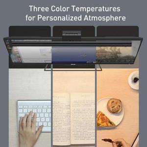 Baseus LED 책상 램프 스크린 라이트 PC 컴퓨터 노트북 행잉 바 테이블 LCD 모니터 연구 독서 USB