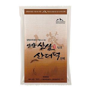 덕고산산양산삼 담은 산더덕진액 1box (100mL X 30포)