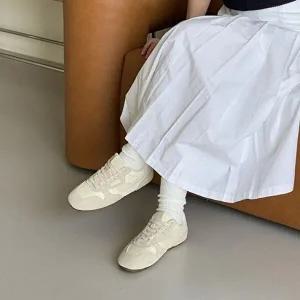 여성 패션 데일리 낮은굽 소가죽 스니커즈 7컬러-WFGP635