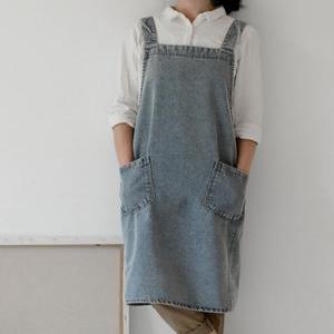 공방 청앞치마 꽃집 캔버스 바리스타 미용 작업용 목공 작업용 어린이집 남녀공용