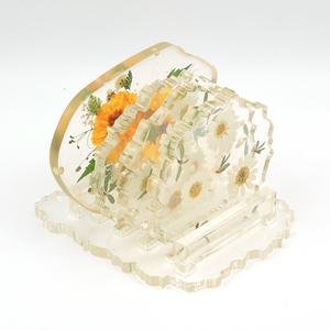 프레스코21 레진 공예 실리콘 몰드 컵받침세트 코스터 압화 만들기