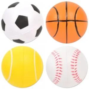 오즈토이 말랑말랑 스펀지 스포츠 공 4종 세트 zy136-2 야구 농구 축구 테니-스/말랑볼/무지개/소음