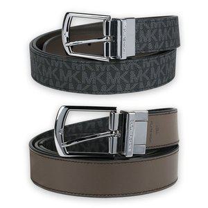 [마이클코어스] 남성 시그니처 로고 리버시블 레더 벨트 39S5LBLY1U 001