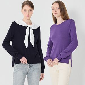 [홈쇼핑방송/르오트(LeOT)] 워셔블 찰랑레이온 소프트 니트-사이즈 55~88다양