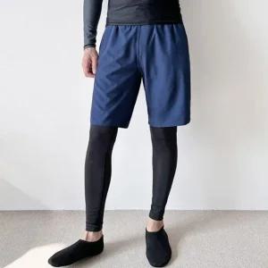 워터레깅스 남성 네이비 물놀이 반바지 세트 비치웨어 (WFHUTEC)