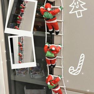 사다리 사다리산타 산타 튜브 파티용품 인형 집들이선물 전동 크리스마스 올라가는 50CM