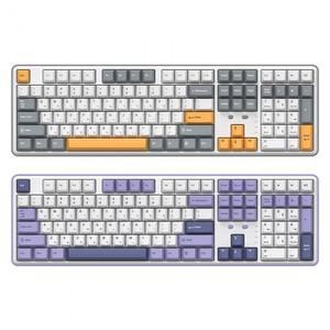 COX C108 유무선 기계식 화이트 그레이 (용과축) PBT 블루투스 키보드 C타입