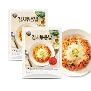[내일도착] 올반 김치볶음밥 414g x 2팩 (4인분)