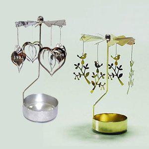 고품질 인테리어 빙글빙글 로맨틱 선물 회전 캔들 모빌 6종 인테리어촛대 장식촛대 불멍캔들 (WFHVYX1)