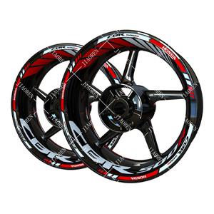 반사 혼다 CBR500R 휠 스티커 CBR 500R 데칼 키트 로고 림 타이어 오토바이 세트