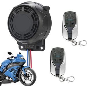 듀얼 원격 제어 12V 자전거 스쿠터 모터 경보 시스템 자동차 열쇠 고리 오토바이 경보 보안 시스템 오토바