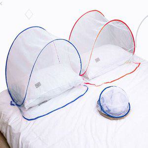 얼굴텐트 아기 반려견 실내 침대 차박 텐트 원터치 접이식 방충 1인용 미니 모기장 모기망