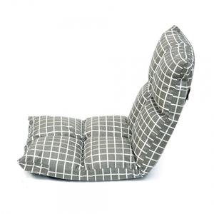 5단 각도조절 1인 잔체크 좌식소파 1인용좌식쇼파