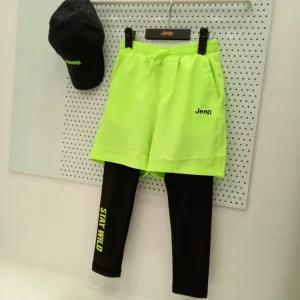 [지프키즈]래쉬가드)스테이 와일드 반바지 레깅스 KQ3RGU910_GN